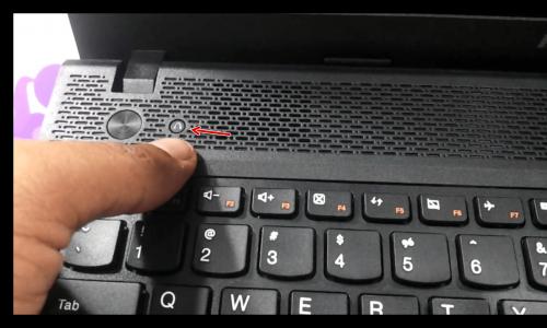 Вход в BIOS на ноутбуке Lenovo